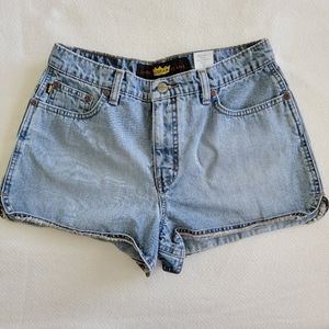 Vintage high waisted denim shorts